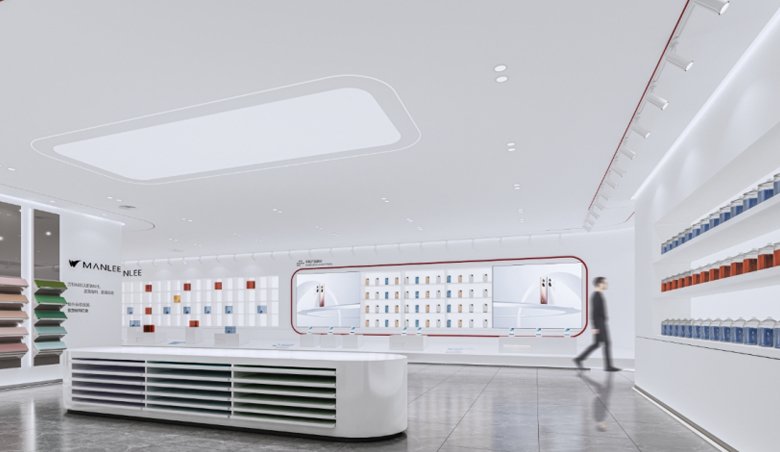 5th floor mobile phone products&5E multi effect panel film exhibition hall